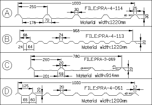 ماشین دوار لایه سازی فولادی گالوانیزه برای روکش دیوار روکش با HRC50 - 60 عملیات حرارتی